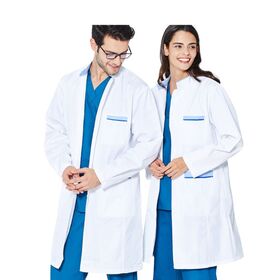 Bata de Laboratorio Universitaria con Bordado Personalizado para Laboratorios de Química y Biología
