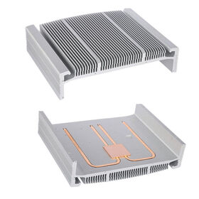 Dissipador de calor personalizado, dissipadores de calor fundidos, dissipador de calor de aletas chanfradas de alumínio e cobre pequeno/grande para CPU de computador, dissipador de calor LED