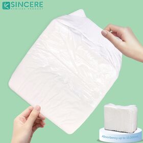 Dotty Diaper Co. Ultra Adult Diapers – Size M-XL, White, 6000ml Absorbency (Disposable)