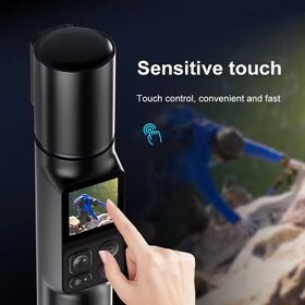 New Portable Handheld DV Wireless WiFi 350 Degree Rotation Action Camera 6K 5K 4K 1080P Sports DV Recorder with Screen