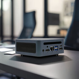 EGLOBAL AMD Ryzen 7 5800H CPU Mini PC 2x DDR4 Ram 2x M.2 SSD J45 LAN Type-C 2HD WiFi6/BT5.2 Windows 11 Komputer Desktop PC Gamer