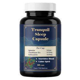 Capsules de Supplément à Base de Plantes Tranquil Sleep pour un Meilleur Sommeil