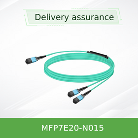MFP7E20-N015 de Alto Rendimiento 400G a Doble 200G MPO-12/APC a Solución de Cable Óptico de Interconexión de Doble Centro de Datos