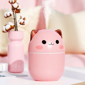 Mini Humidifiers Cute Aroma Diffuser With Night Light Cool Mist for Bedroom Home Car Plants Purifier air Humidifier