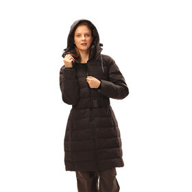 High Quality Long Puffer Jacket Ladies Winter Warm Fashionable Puffer Jackets Breathable Long Windproof Puffer Jacket for Sale