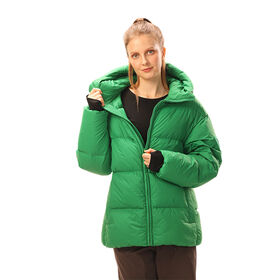 Fashion Warm Shiny Padded Puffer Jacket Short Women Quilted Coat Puffer JACKET