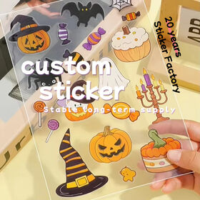 Customizable Emoji & Alphanumeric Coated Paper Stickers for DIY Crafting & Journaling