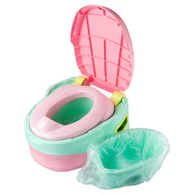 Children's drawstring garbage bag, toilet cleaning bag to prevent odor, portable cleaning bag, suitable for most toilets