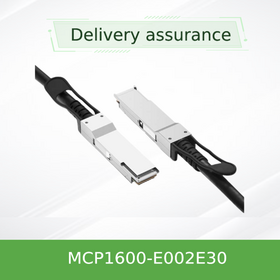Cable DAC de cobre pasivo InfiniBand EDR QSFP28 de 2 m y 100 Gbps MCP1600-E002E30 de alto rendimiento para interconexión de centros de datos