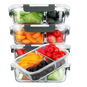 High Quality Lunch Box Set Leakproof Microwave Safe Kitchen Household Use BPA Free Food Storage Containers with Lids