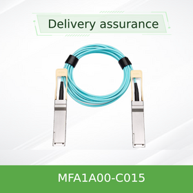 Cable Óptico Activo 100GbE de Alto Rendimiento MFA1A00-C015, QSFP28, LSZH, 15m, Nuevo, para Interconexión de Centros de Datos