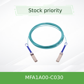 Cabo AOC QSFP28 100G de Baixa Potência MFA1A00-C030, 30m, Capa LSZH para Redes de Alta Velocidade