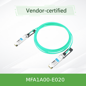 Cable Óptico Activo InfiniBand EDR Original MFA1A00-E020 de 100Gb/s, QSFP28, Aqua, 20m, Interconexión de Centro de Datos