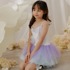 Fabricante do Vietname Vestido de Festa Doce Brilho Contas à Mão Multicamadas Vestidos para Bebê Meninas/ Vestidos de Daminha - Vestido Irene