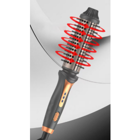 Bigoudis portables en gros avec peigne, fer à friser pour la maison et le salon, chauffage rapide OEM/ODM.