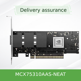Adaptor Ethernet InfiniBand ConnectX-7 VPI Dual Port 200G/400G MCX75310AAS-NEAT Grosir untuk Klaster Skala Besar
