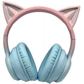 Wholesale 2025 Cute Cat Ear Wireless Kids Headphones for Bluetooth Foldable Headsets Noise Cancelling Safe 85dB Volume | JY-BT503A