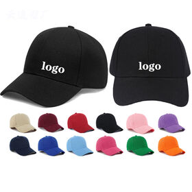 Wholesale baseball caps for men women fashion sports hats solid color custom logo advertising caps