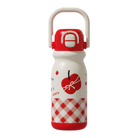 Dessin animé enfants 316 couvercles à double usage en acier inoxydable isolé sous vide bouteille d'eau potable mignon portable étudiant personnalisé