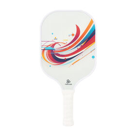 Raquette de Pickleball Professionnelle en Fibre de Carbone Thermoformée Haute Résistance T700 pour Usage Professionnel, Raquette de Badminton