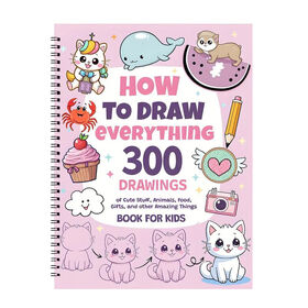 Custom Factory New Design Early Educational Drawing Coloring Book Printing How to Drawing Everything Amazing Items Book for Kids