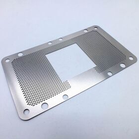 Grille audio de voiture en métal gravé chimiquement sur mesure en acier inoxydable