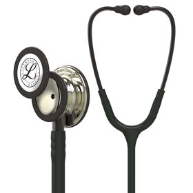 Original 3M Littmann Classic III Stethoscope, Champagne Chestpiece, Black Tube, 27 Inch, 5861