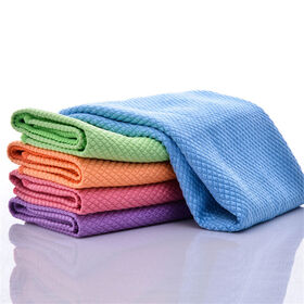 Microfiber quality microfiber edgeless towel household cleaning towel lot cloths