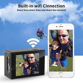 Factory D1000 4K Wifi Action Camera 1080P Hd 16Mp Helmet Cam Waterproof Dv Remote Control Sports Video Dvr