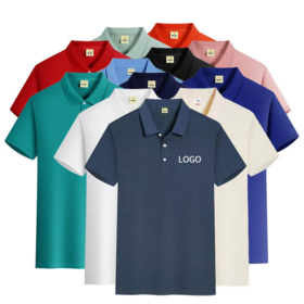 Wholesale Polyester Men's Casual Clothing Polo Shirt Gym Fitness Wear Short Sleeve T-Shirt Sportswear Golf Polo T Shirt for Men