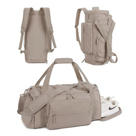 4-in-1 Sporttasche für Damen, 30L, Handgepäck Weekender Taschen mit Schuhfach & Nassfach, Leichte Reisetasche für Reisen