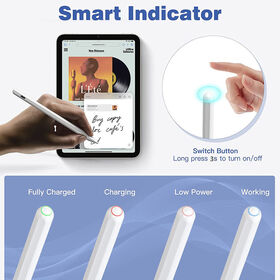 2025 Wireless Charging Stylus Pecnil Palm Rejeição Caneta Digital para iPad mini A17pro