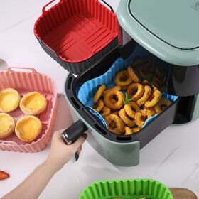 Food-grade air fryer silicone baking tray High temperature resistant silicone thickened baking tray Cake pizza non-stick baking