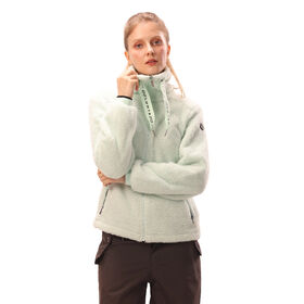 Damen Wolljacke mit Kapuze, dick, antistatisch, kälteabweisend und warm für Herbst und Winter