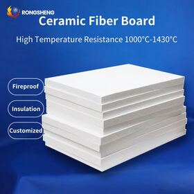 Customizable 1260C Refractory Insulation Board - Alumina & Zirconia Ceramic Fiber Board for Industrial Furnace Thermal Management