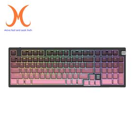 Mosen High Quality 98% Mechanical Keyboard,Gaming Keyboard,Wired Version,RGB,With Aluminum Knob,Double Shot ABS Keycaps
