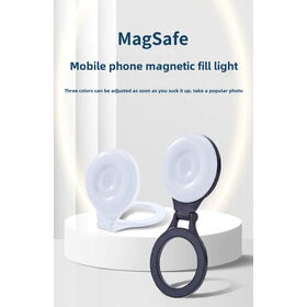 Factory supply OEM Portable Mini Magsafe Selfie Beauty Lamp Cross-Border New Mobile Phone Fill Light Made of Durable Plastic light