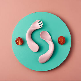 Cuchara giratoria para niños sin BPA, cuchara de entrenamiento para alimentación complementaria, cuchara para alimentación de alimentos para bebés