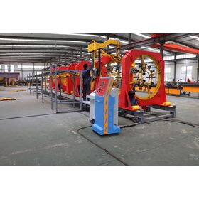 Mesin Las Sangkar Batang Baja CNC Retractable LYGH-1600T, Diameter Tiang Sangkar Baja 300~1600 mm, Panjang Sangkar 12 m (dapat disesuaikan)