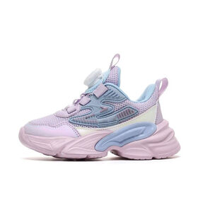 OEM Outdoor Respirant Chaussures De Sport Pour Enfants Antidérapant Semelle En Caoutchouc Rotation Bouton Kid's Casual Chaussures Zapatillas