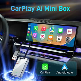Podofo Draadloze Apple Carplay Android Auto Draagbare Autoradio,9.3 Inch 1080P IPS Touchscreen Carplay Display Autoradio Ontvanger met Bluetooth ,FM-Zender,Stembediening,AUX,TF