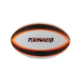 Ballon de Rugby Belco Sports Tornado 3 Plis en Caoutchouc Synthétique de Qualité Supérieure, Taille 5