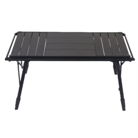 Portable Adjustable Height Folding IGT Table with Wider Surface for Outdoor Cooking, Picnic, RV Trip, and Backyard BBQ