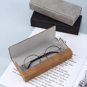 Lot De 4 étuis à Lunettes Rigides Colorés Dégradés - Cuir De Qualité, Dimensions 16x6.4x3.3 Cm, Pour Lunettes De Vue, Soleil, Sport - Protection Durable Et Portable