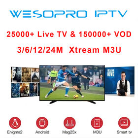 IPTV M3u-Abonnement, das alle Geräte unterstützt, kostenlose IPTV XXX-Testversion, Xtream-Code-IPTV, IPTV-Reseller-Panel, hochwertige 8K-IPTV-Kanäle