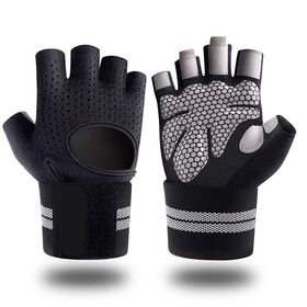 Gants De Sport Demi-doigts Unisexe - Fitness, Haltères, CrossFit - Multicolore