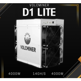 Volcminer D1 Lite Dogecoin Miner, Crypto Miner for Home Mining air-cooling