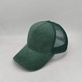 Breathable Cotton Mesh Trucker Cap with Curved Brim Custom Logo for Sports & Promotional Events