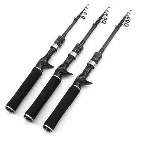 Ultra Light Telescopic Fishing Rod Spinning Pole Lure Weight 1-5g Beginners