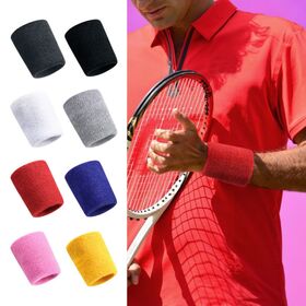 Elastic Sports Wristbands Custom Logo Athletic Towel Wrist Sweatbands for Exercise